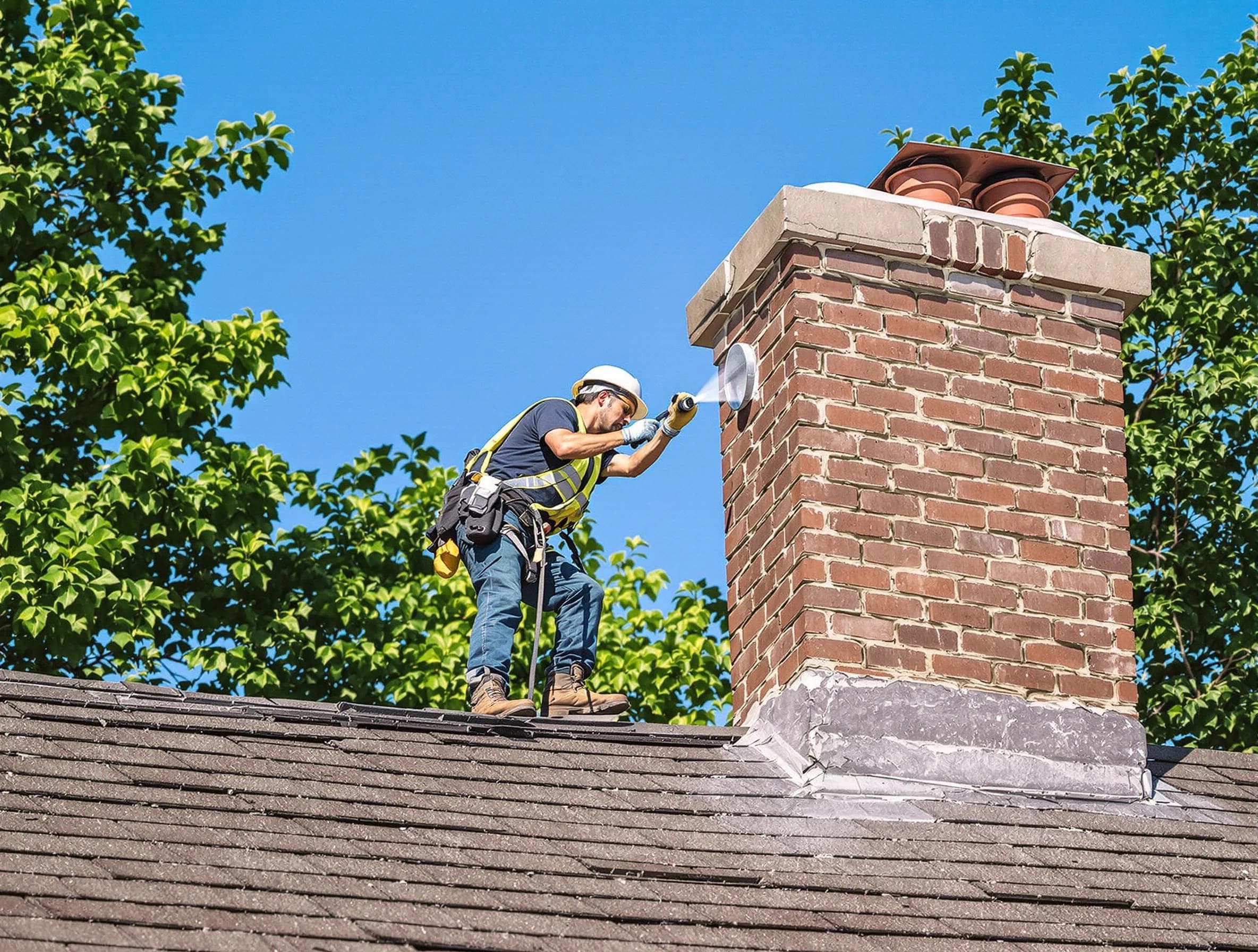 Atlantic City Chimney Sweep performing an inspection with advanced tools in Atlantic City, NJ