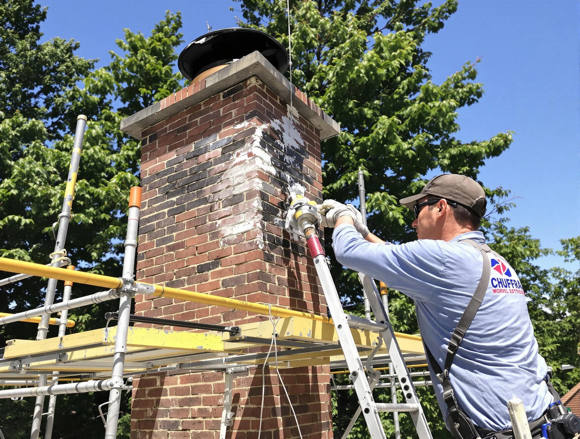 Structural chimney repair by Atlantic City Chimney Sweep in Atlantic City, NJ