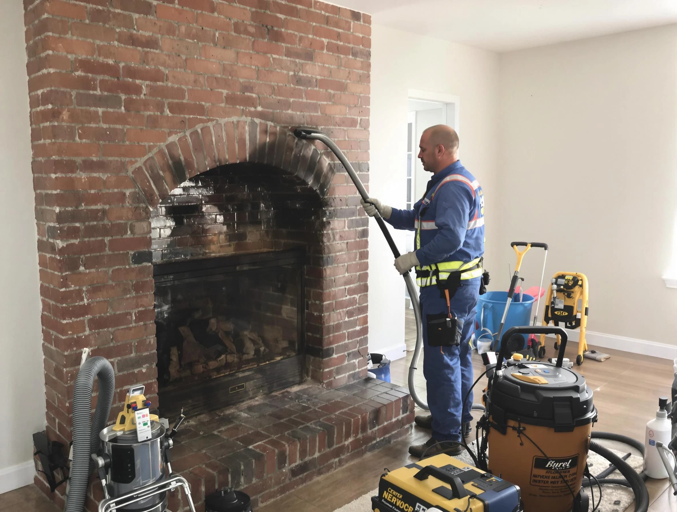 Atlantic City Chimney Sweep expert performing detailed chimney sweep in Atlantic City, NJ