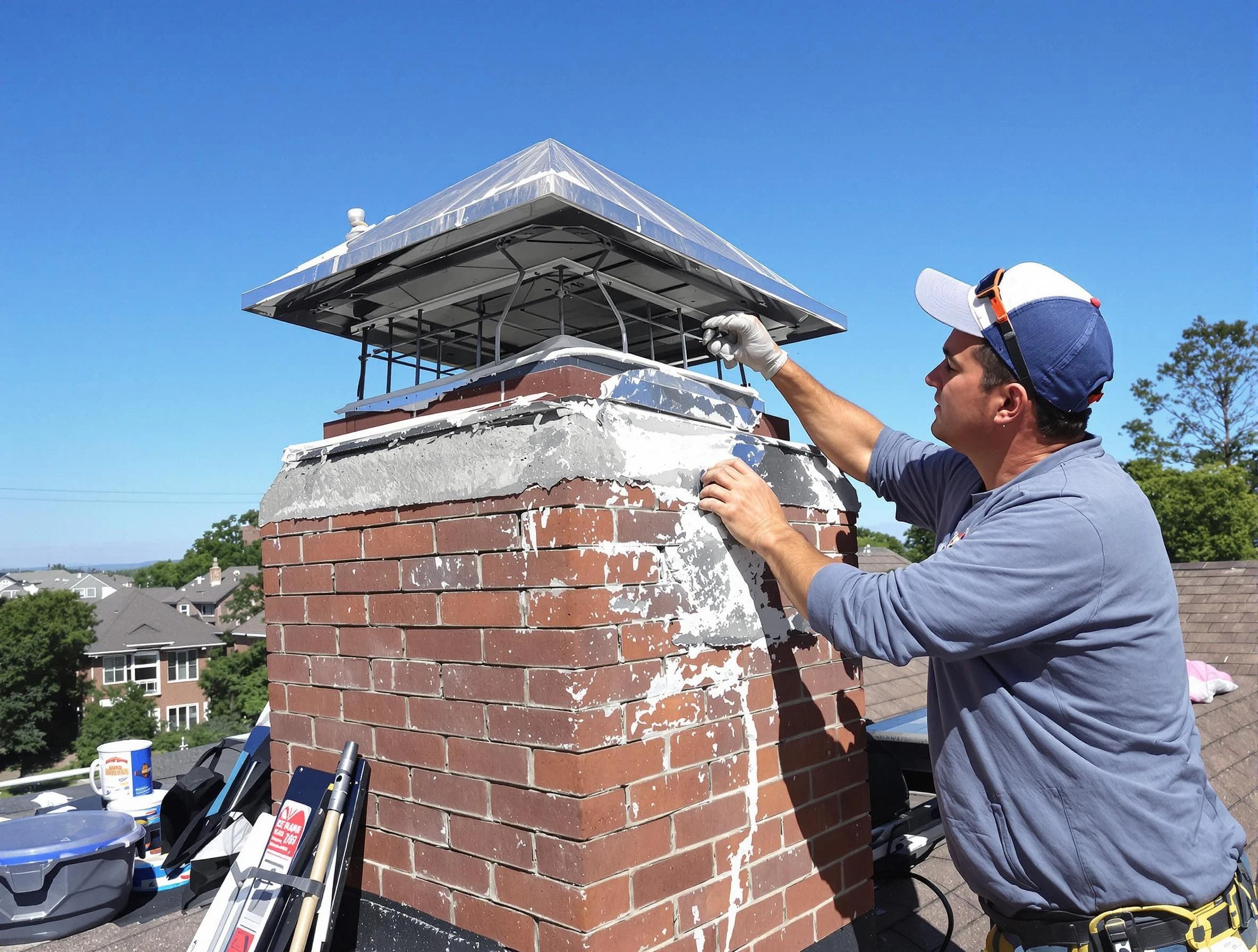 Chimney Crown Services service in Atlantic City, NJ